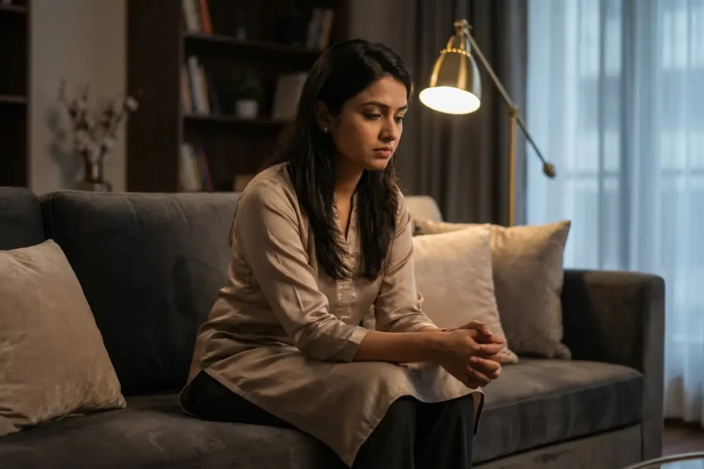 women listening service